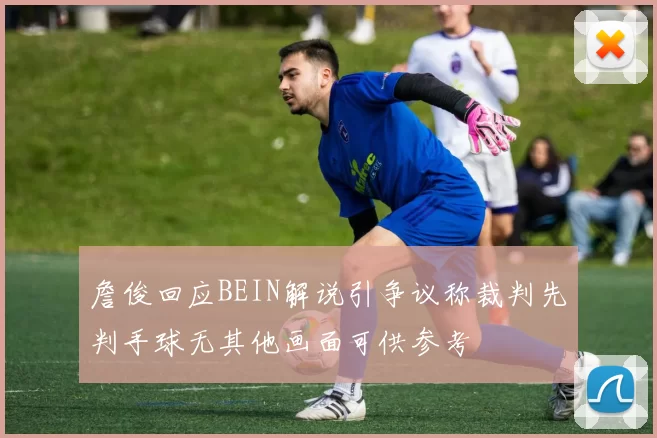 詹俊回应BEIN解说引争议称裁判先判手球无其他画面可供参考
